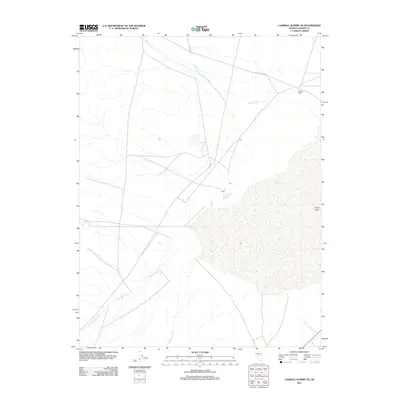 2011 Map of Carroll Summit SE, 2011 Print
