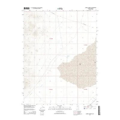 2014 Map of Carroll Summit SE, 2014 Print