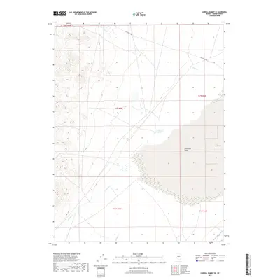 2018 Map of Carroll Summit SE, 2018 Print