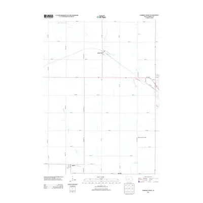 2013 Map of Carroll West, 2013 Print