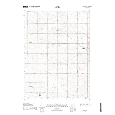 2018 Map of Carroll West, 2018 Print