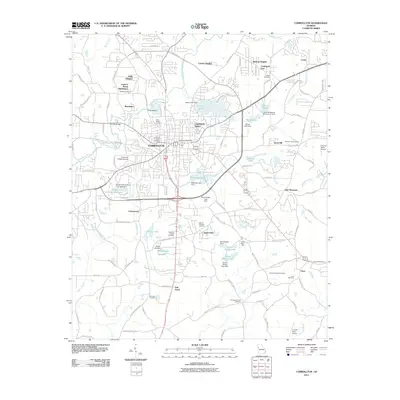 2011 Map of Carrollton, 2011 Print