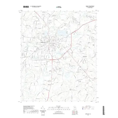 2020 Map of Carrollton, 2020 Print