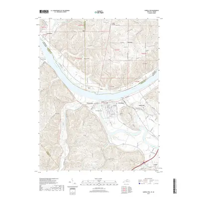 2019 Map of Carrollton, 2019 Print