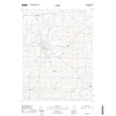 2019 Map of Carrollton, 2019 Print
