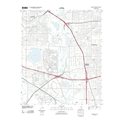 2010 Map of Carrollton, 2010 Print