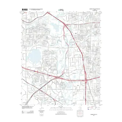 2012 Map of Carrollton, 2012 Print