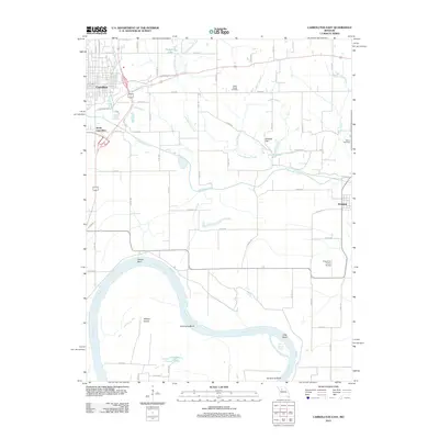 2012 Map of Carrollton East, 2012 Print