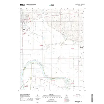 2017 Map of Carrollton East, 2017 Print