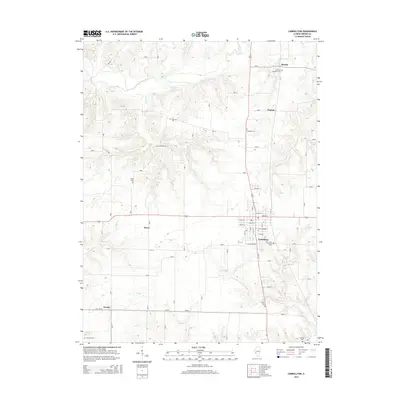 2015 Map of Carrollton, 2015 Print