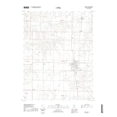 2018 Map of Carrollton, 2018 Print