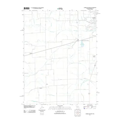 2012 Map of Carrollton West, 2012 Print