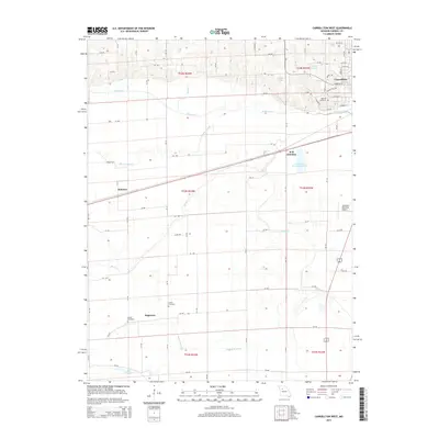 2015 Map of Carrollton West, 2015 Print
