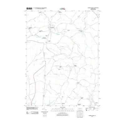 2010 Map of Carrolltown, 2010 Print