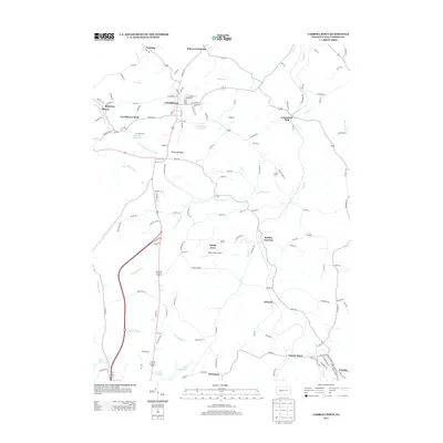 2013 Map of Carrolltown, 2013 Print