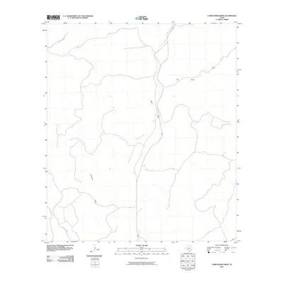 2010 Map of Carruthers Draw, 2010 Print
