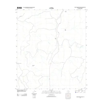 2013 Map of Carruthers Draw, 2013 Print