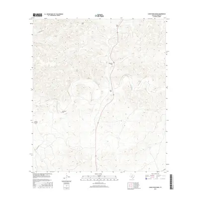 2016 Map of Carruthers Draw, 2016 Print