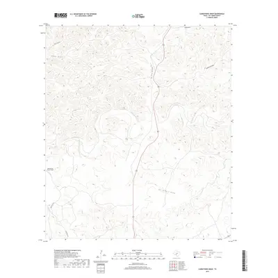2019 Map of Carruthers Draw, 2019 Print