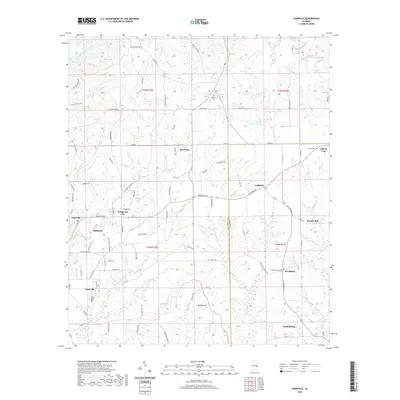 2020 Map of Carrville, 2020 Print
