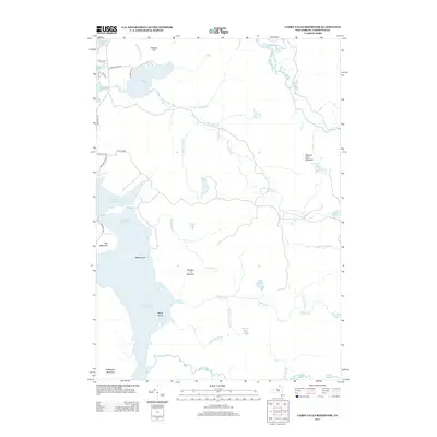 2013 Map of Carry Falls Reservoir, 2013 Print