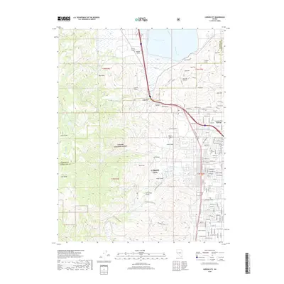 2018 Map of Carson City, 2018 Print