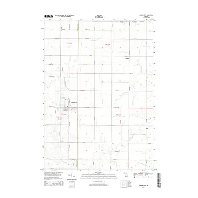 2014 Map of Carson City, 2014 Print