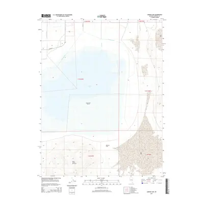 2014 Map of Carson Lake, 2014 Print
