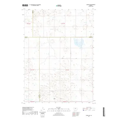2017 Map of Carson Lake, 2017 Print