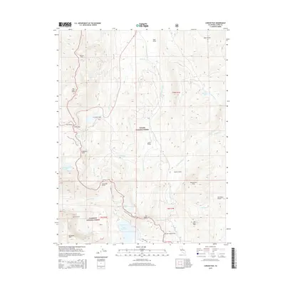 2015 Map of Carson Pass, 2015 Print