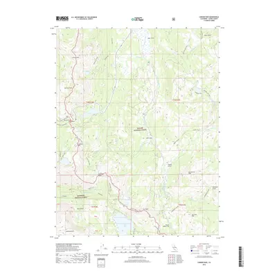 2018 Map of Carson Pass, 2018 Print