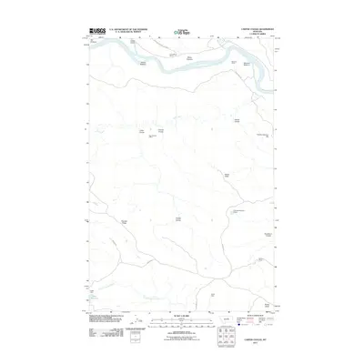 2011 Map of Carter Coulee, 2011 Print