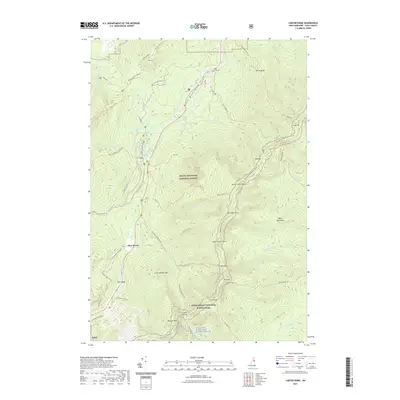 2021 Map of Carter Dome, 2021 Print