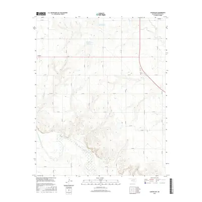 2016 Map of Carter East, 2016 Print