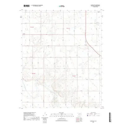 2018 Map of Carter East, 2018 Print