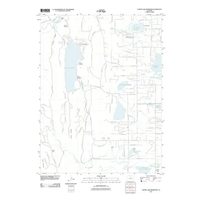 2010 Map of Carter Lake Reservoir, 2010 Print
