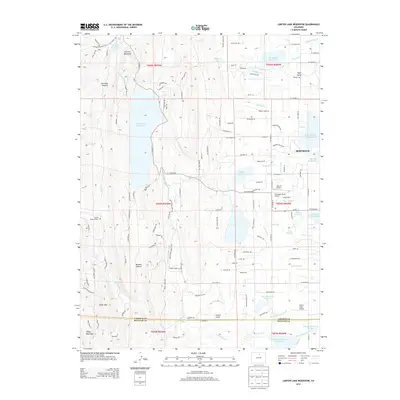 2013 Map of Carter Lake Reservoir, 2013 Print