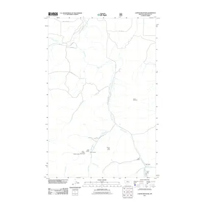 2011 Map of Carter Mountain, 2011 Print