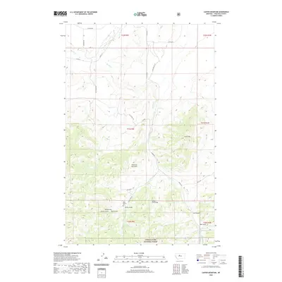 2020 Map of Carter Mountain, 2020 Print