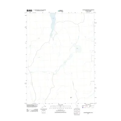 2011 Map of Carter Reservoir, 2011 Print