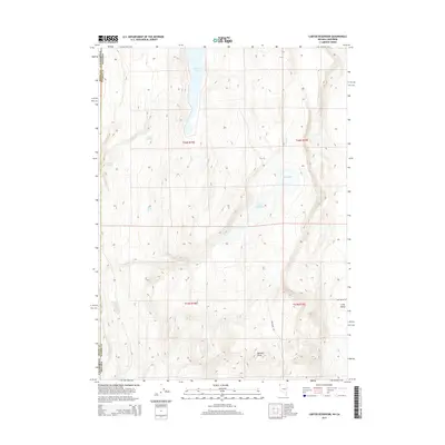 2015 Map of Carter Reservoir, 2015 Print