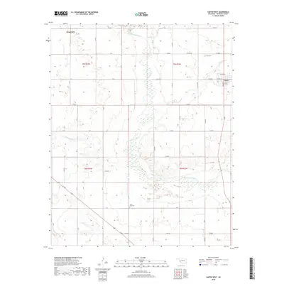 2018 Map of Carter West, 2018 Print