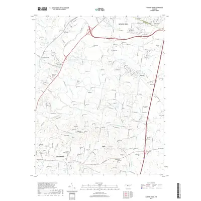2019 Map of Carters Creek, 2019 Print
