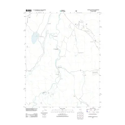 2012 Map of Carters Station, 2012 Print