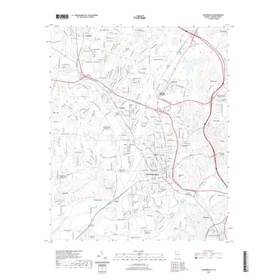 2020 Map of Cartersville, 2020 Print