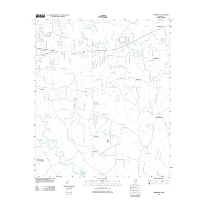 2012 Map of Carterville, 2012 Print