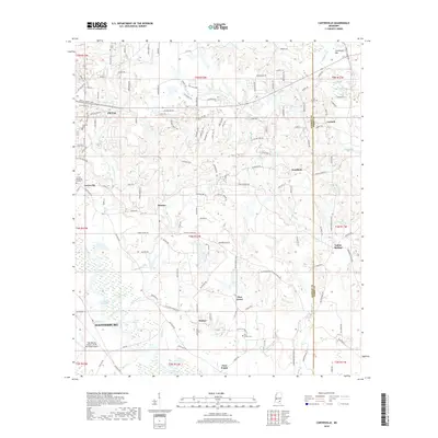 2018 Map of Carterville, 2018 Print