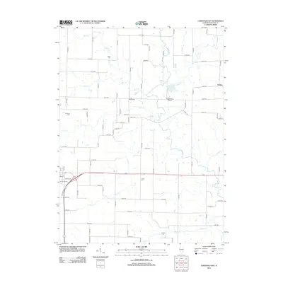 2012 Map of Carthage East, 2012 Print