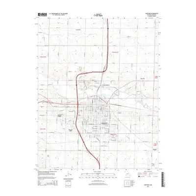 2015 Map of Carthage, 2015 Print