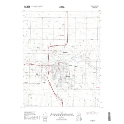 2017 Map of Carthage, 2017 Print